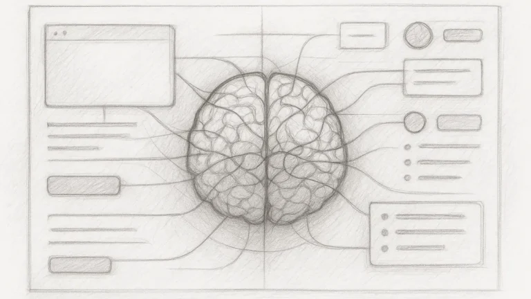 Generative interfaces discovery shown as an interface reasoning engine