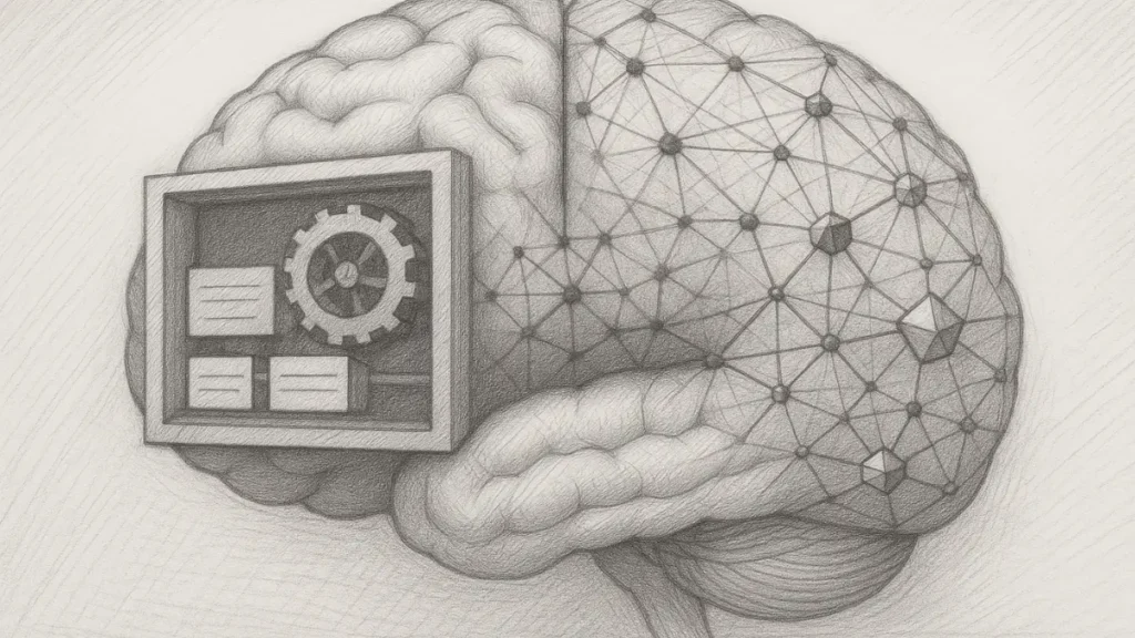 New search discovery network brain with semantic and agent layers
