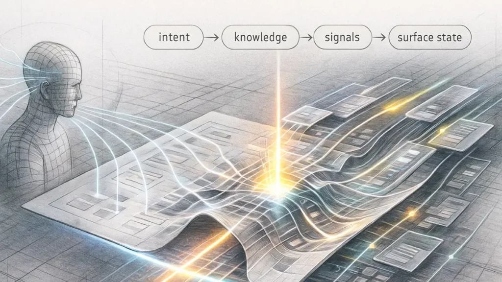 personalized discovery surfaces knowledge-imprint adaptive UI