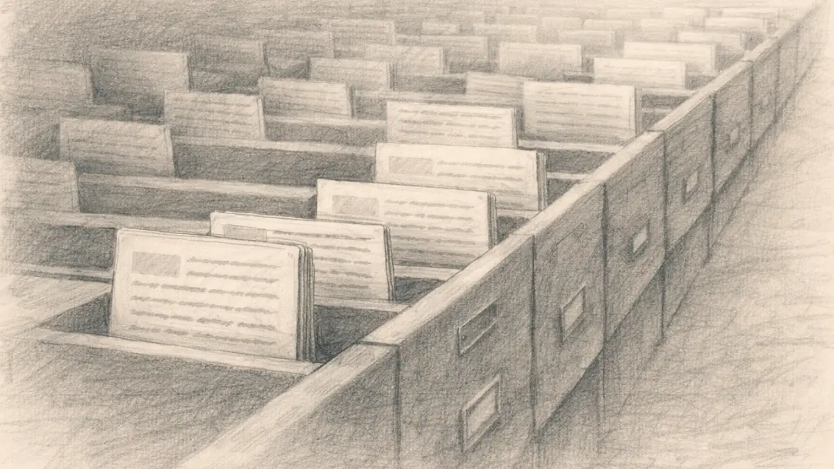 Context window writing illustrated through memory archive