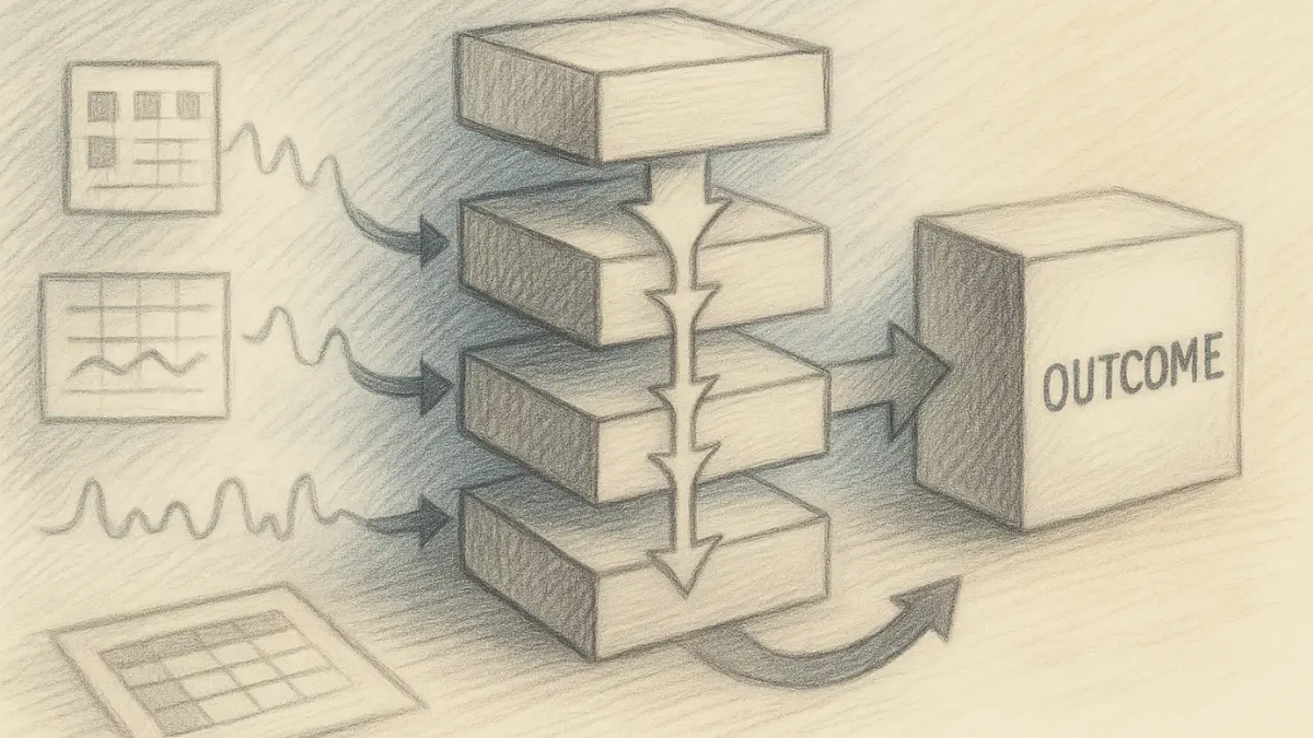 data-driven AI decisions engine structure