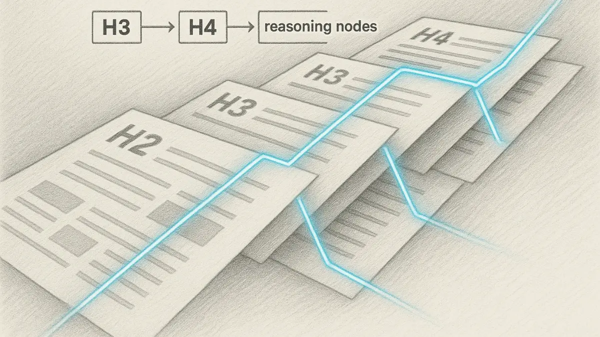 hierarchical content depth cross-document pathways sketch