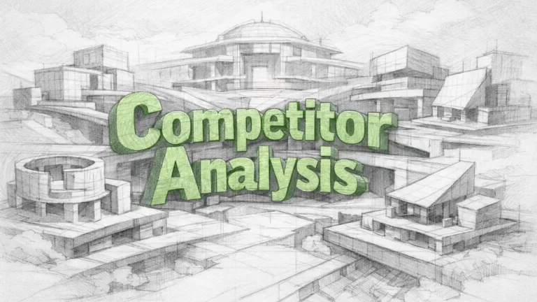 Competitor analysis for generative visibility competitors