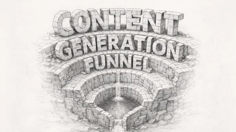 content generation funnel layered semantic architecture