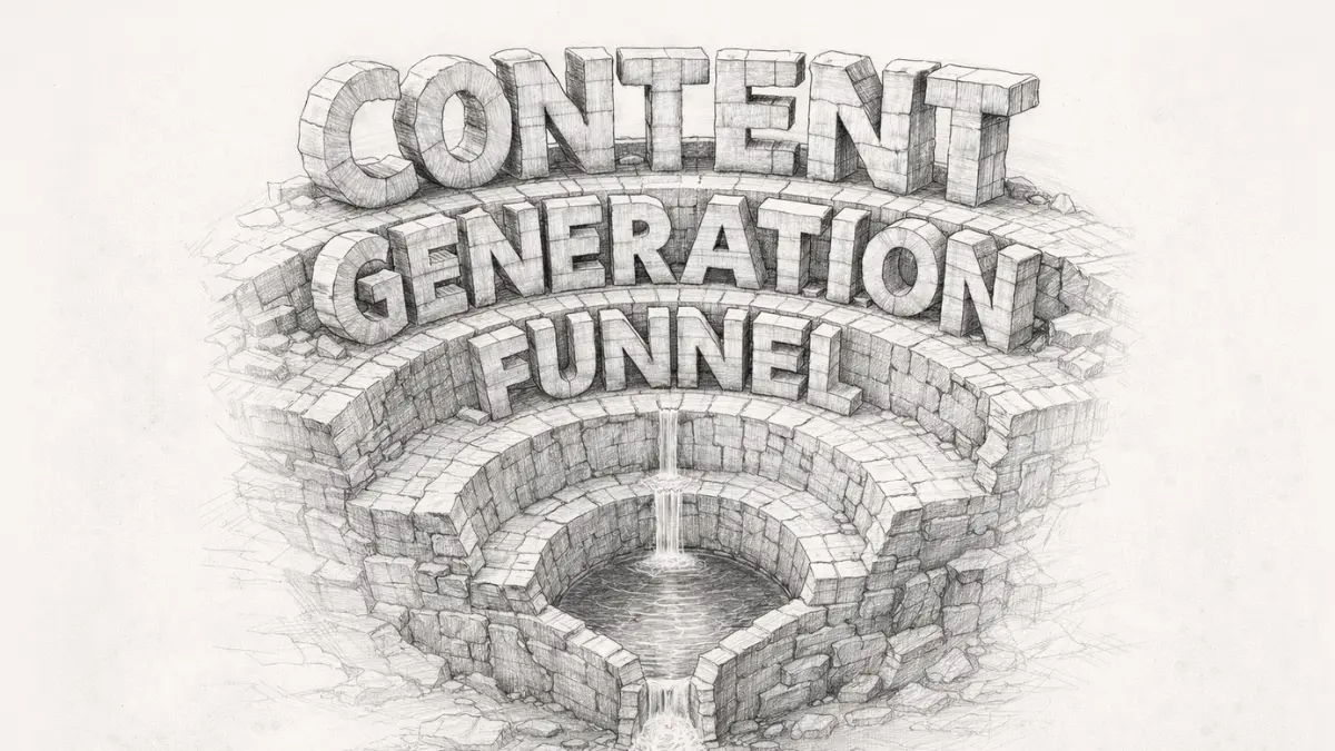 content generation funnel layered semantic architecture