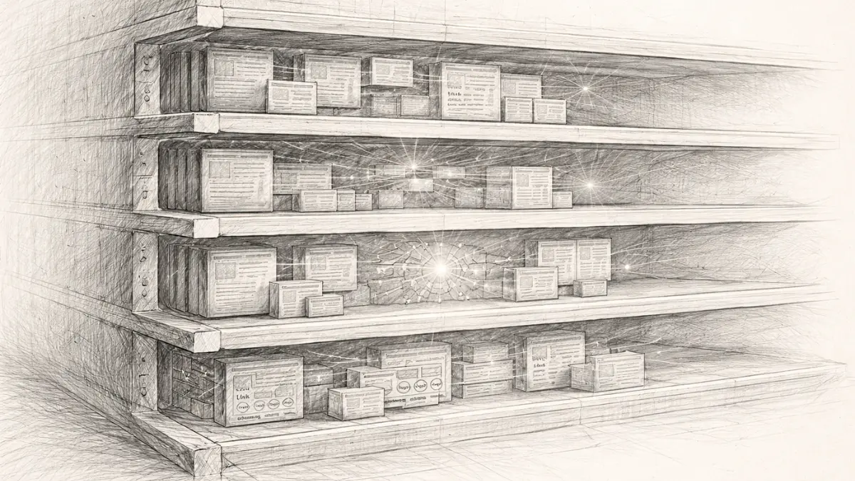Layered meaning containers in content architecture
