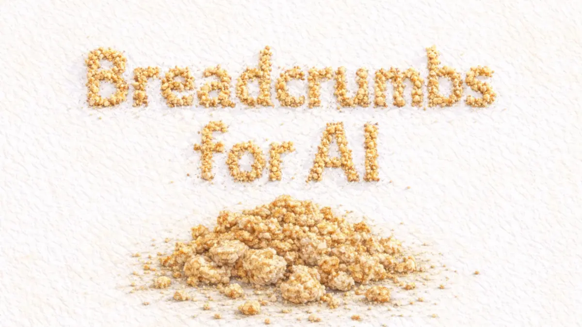 AI breadcrumb navigation for context retention