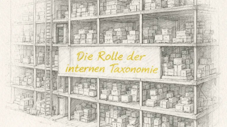 Internal content taxonomy as generative search structure