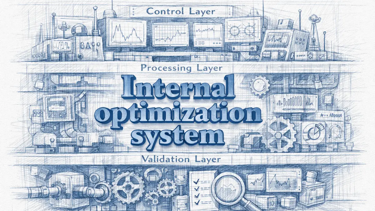 Internal optimization framework system architecture blueprint