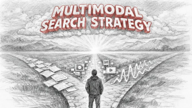 Multimodal search strategy visual discovery pathways
