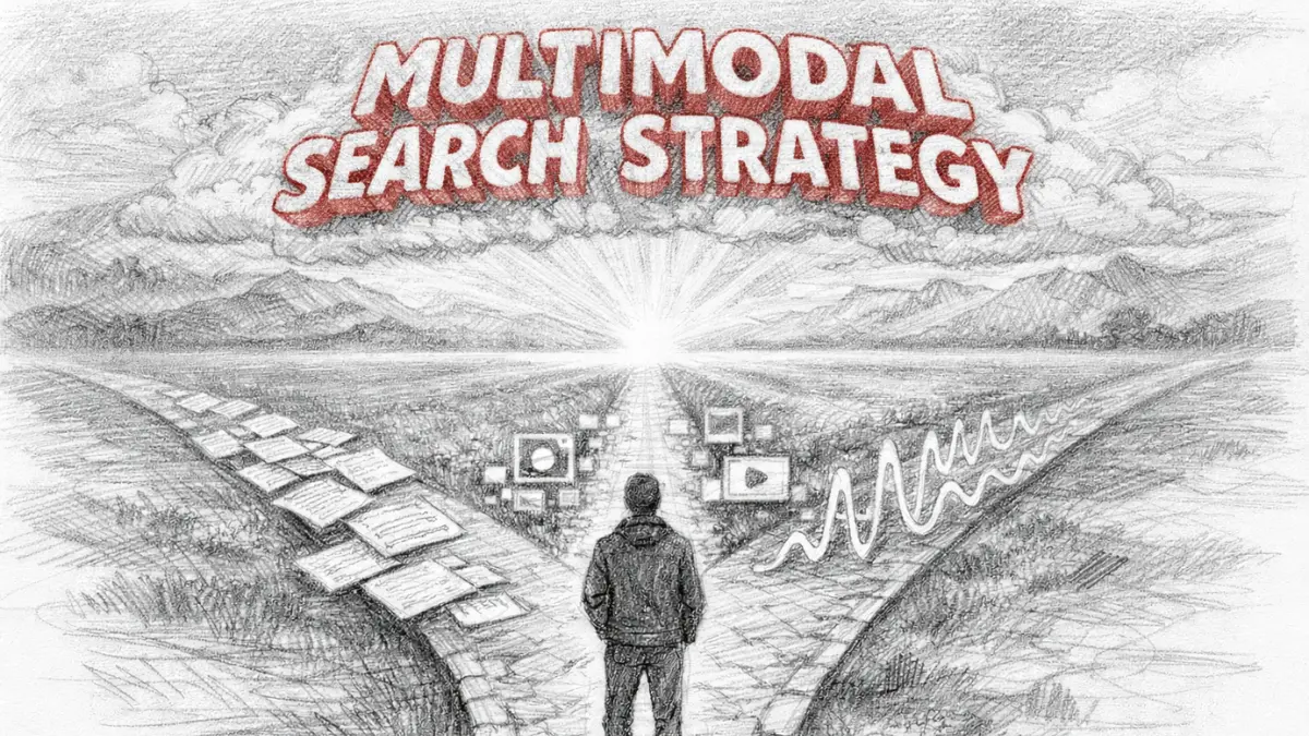 Multimodal search strategy visual discovery pathways