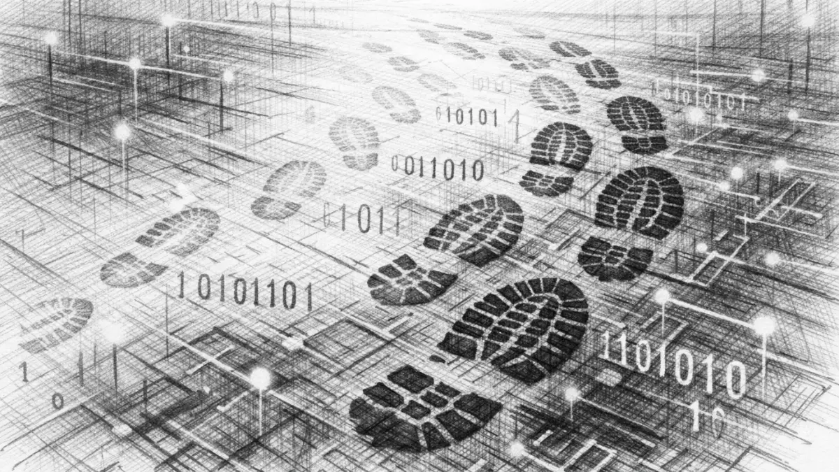 AI memory web reinforced digital traces