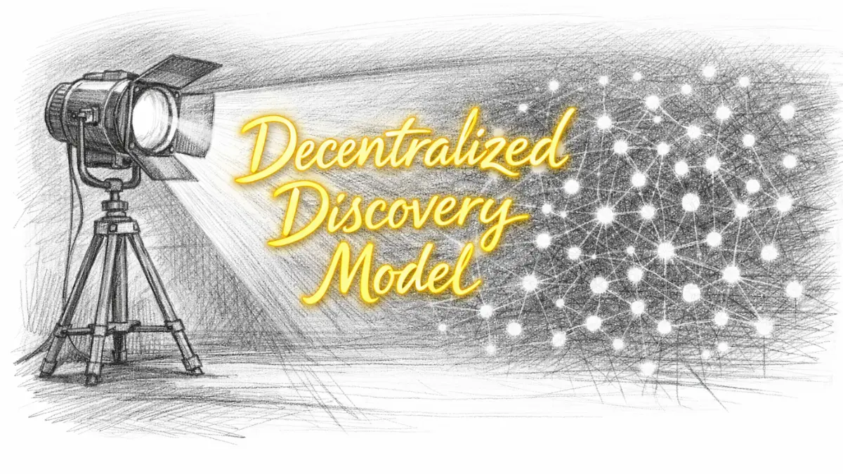 Decentralized discovery model distributed visibility illustration