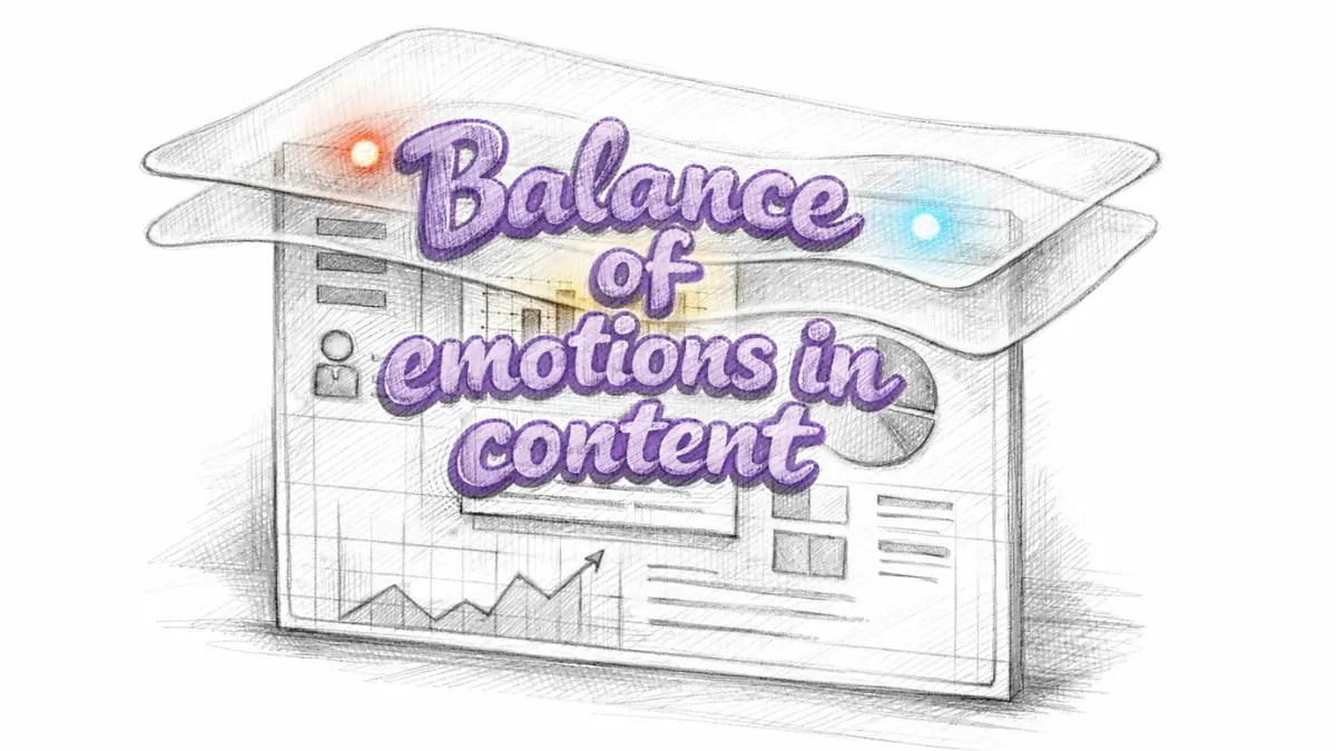 Emotional informational balance in AI-era content
