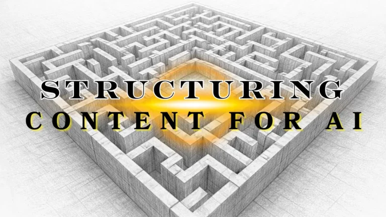 AI content structure maze with no exit