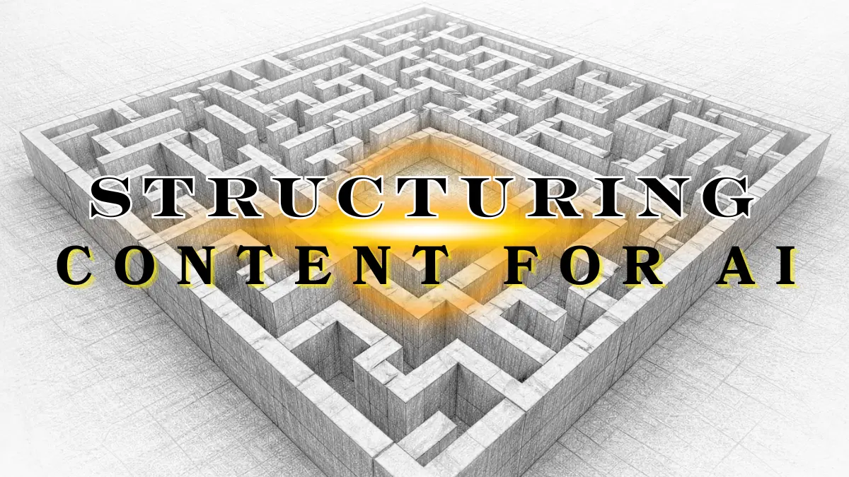 AI content structure maze with no exit