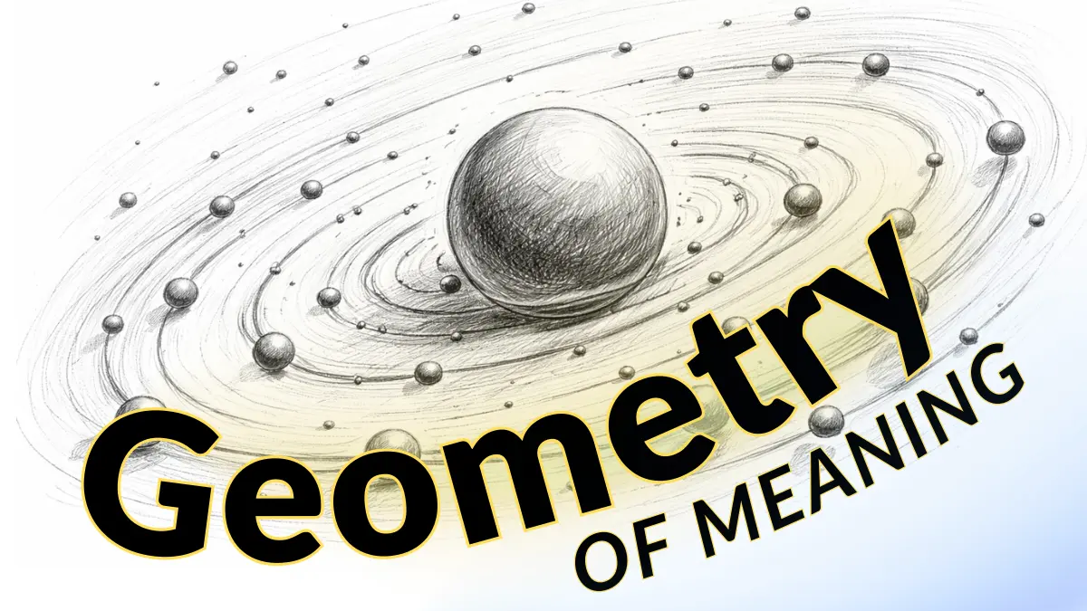 meaning geometry concept gravity semantic vector space