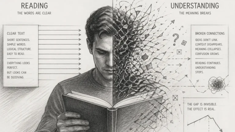 reading vs understanding meaning breakdown