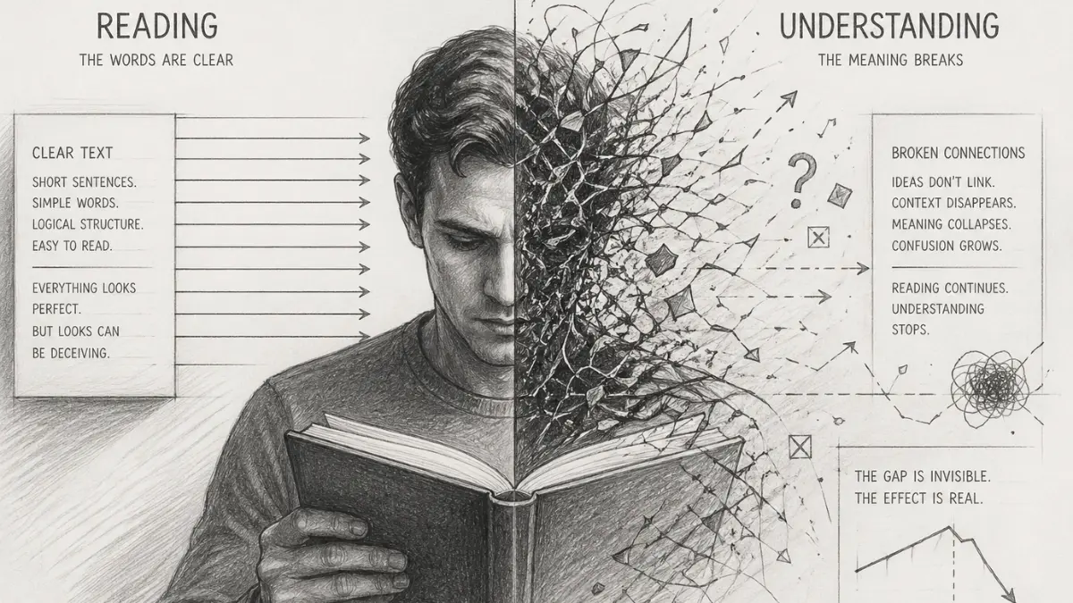 reading vs understanding meaning breakdown